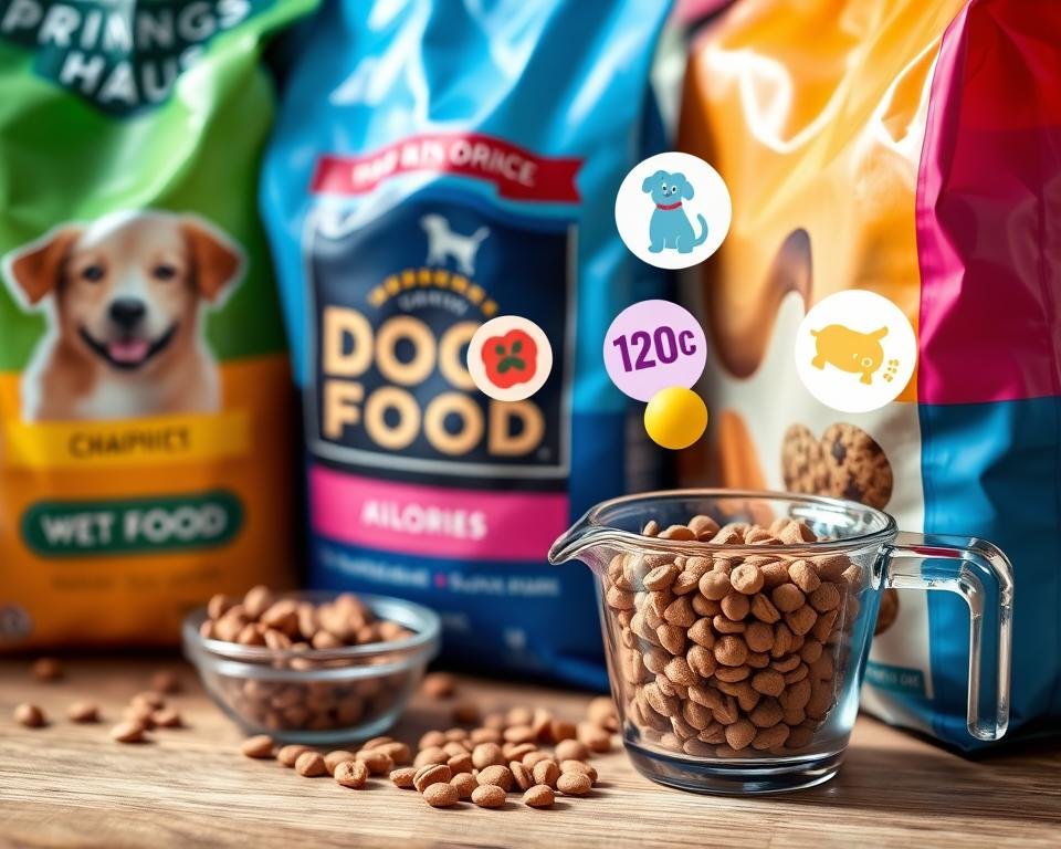 Dog food calories