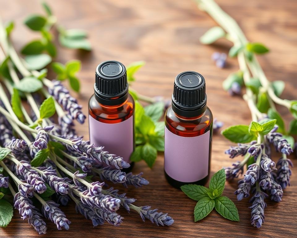 Lavender and Peppermint Essential Oils