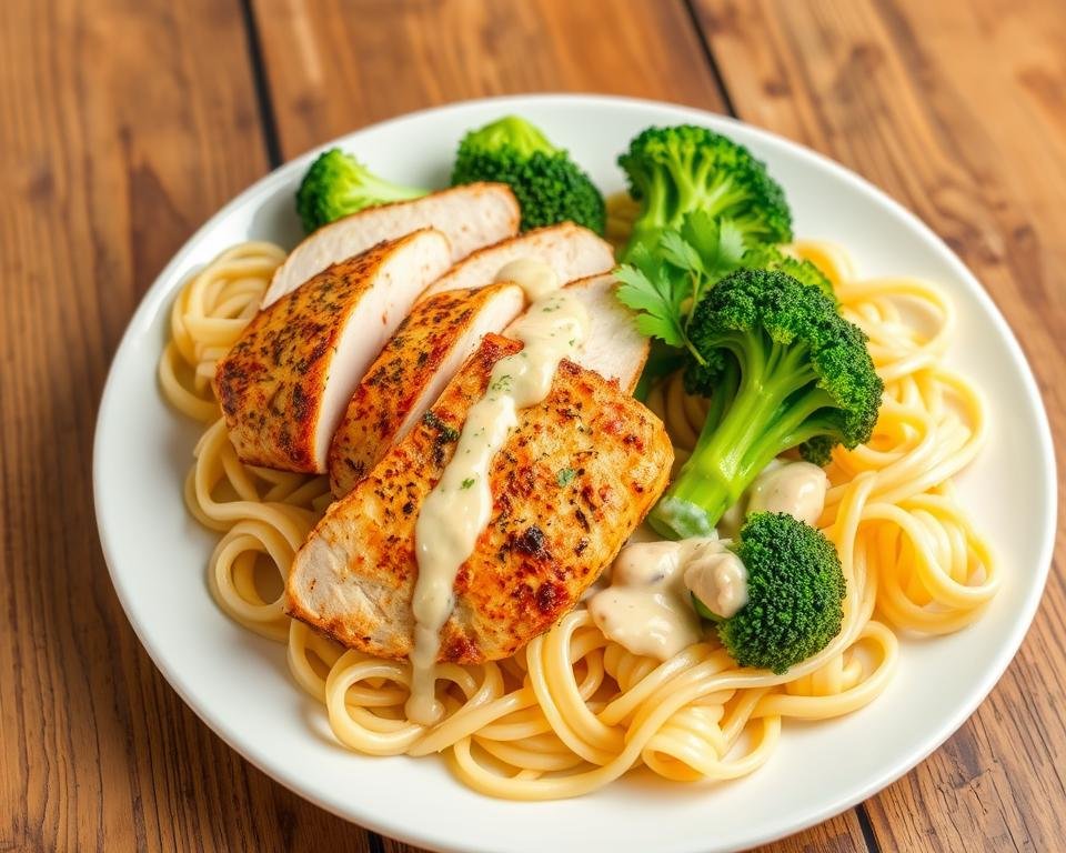 cajun chicken broccoli alfredo