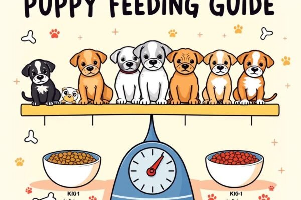 how much to feed a puppy by weight kg​