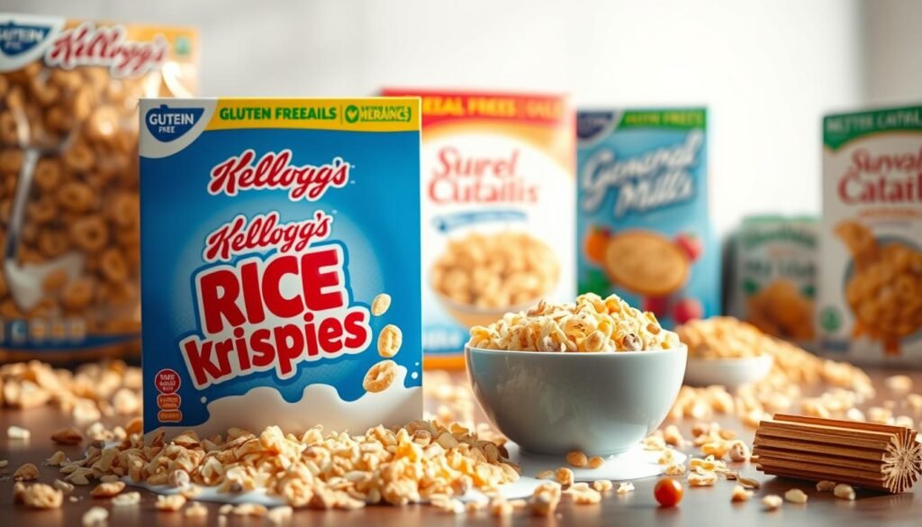 kellogg's gluten free rice krispies and general mills gluten free cereals