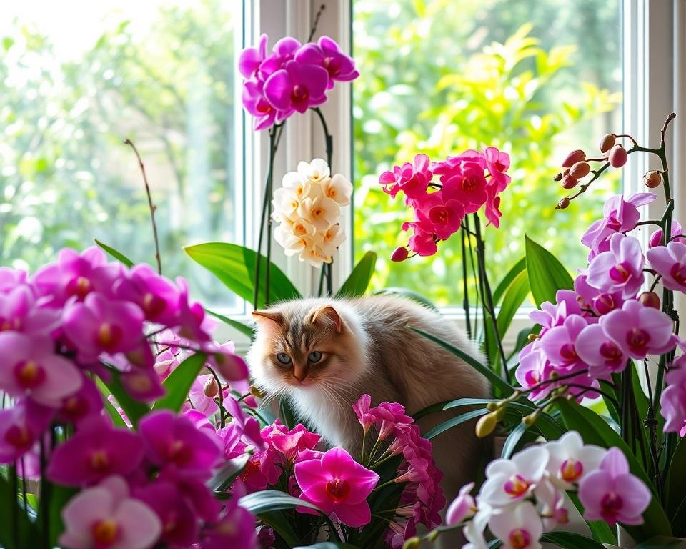 Are Orchids Poisonous to Cats?