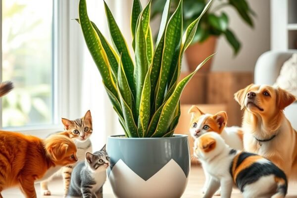 are snake plants toxic to cats and dogs