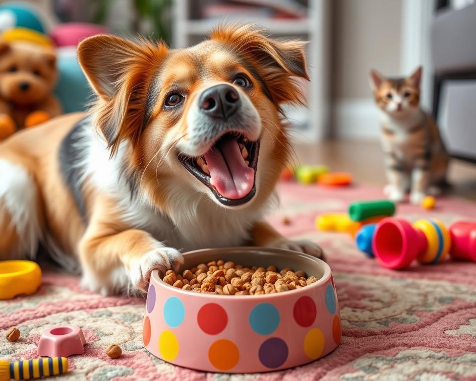 can dogs eat cat food