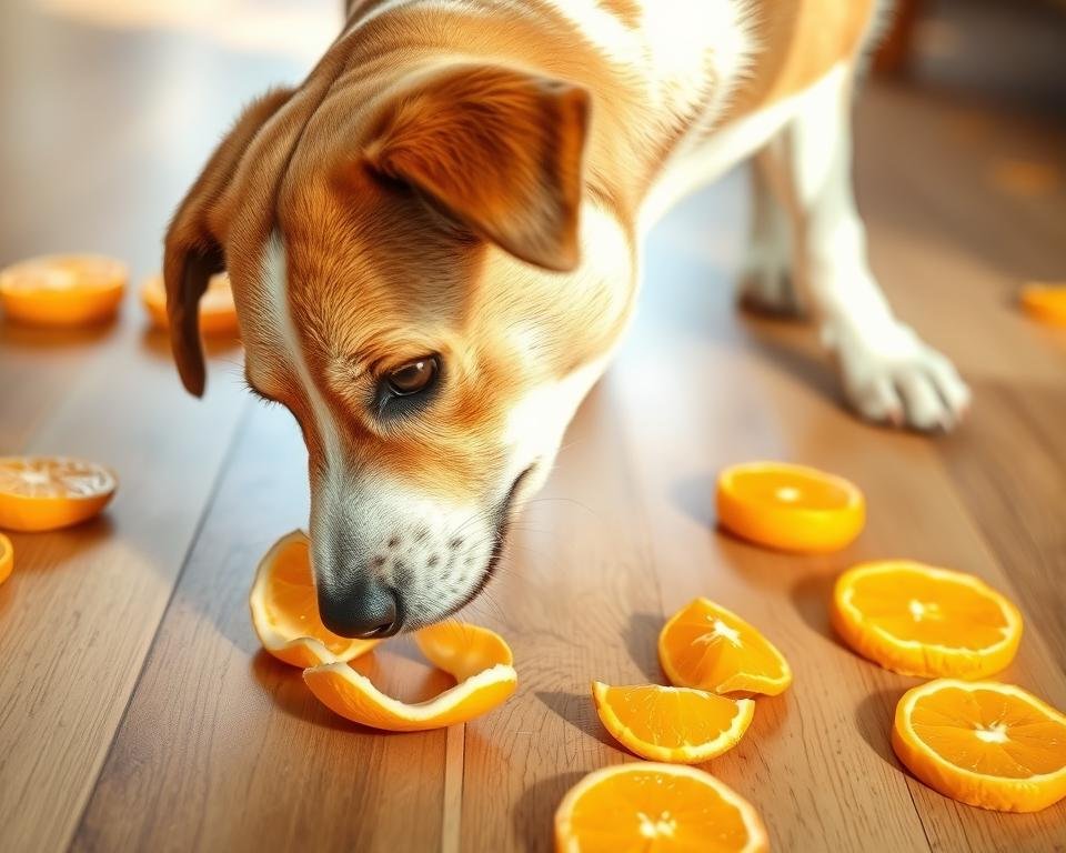 can dogs eat orange peels