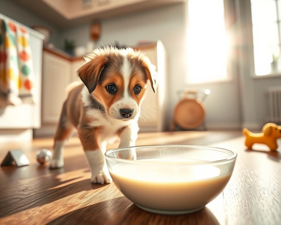 can puppies drink whole milk