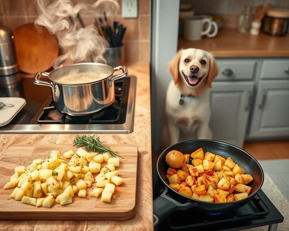 cooking methods for dog-safe potatoes