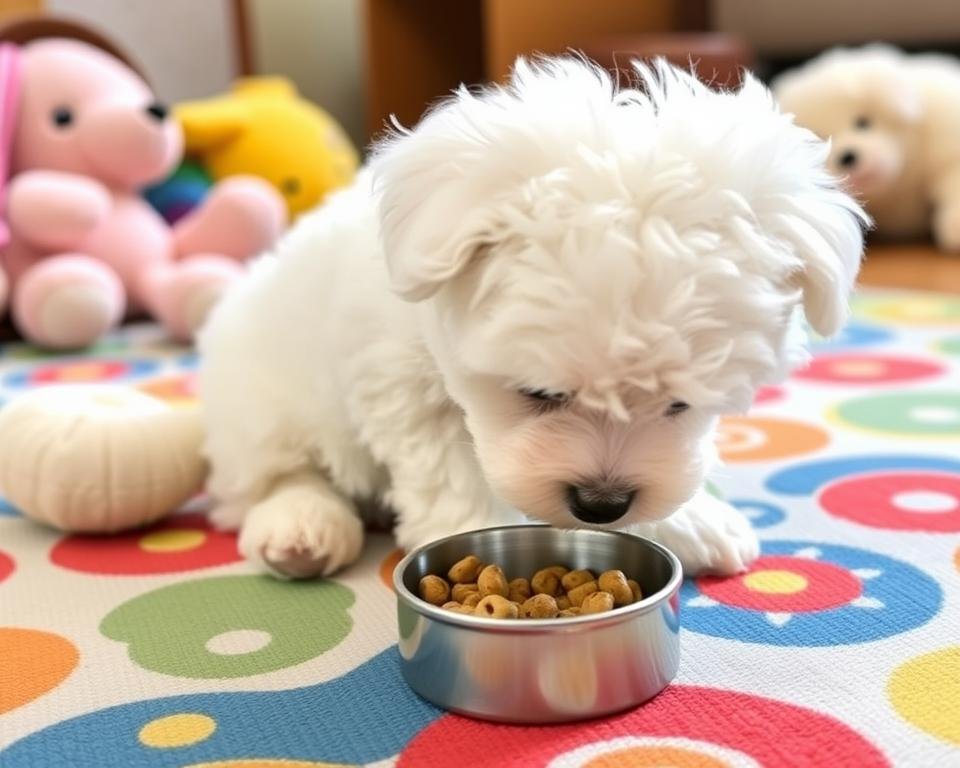 does bichon frise puppy eat less than usual