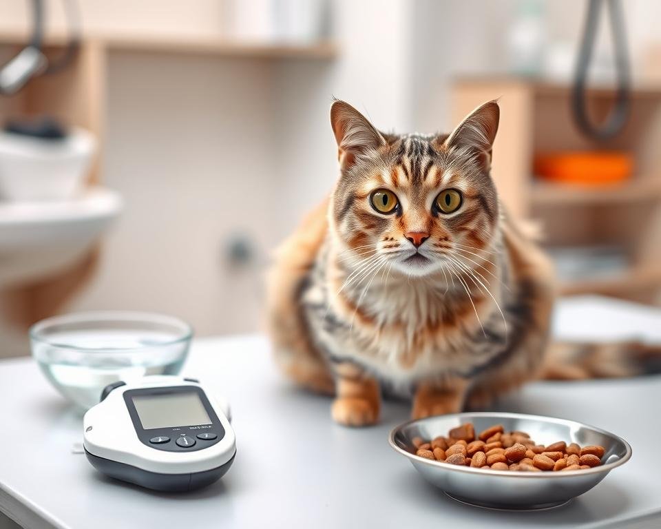 normal blood glucose for cats