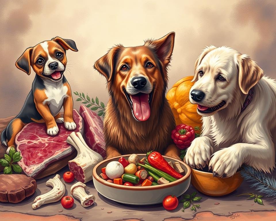 raw dog diet life stages