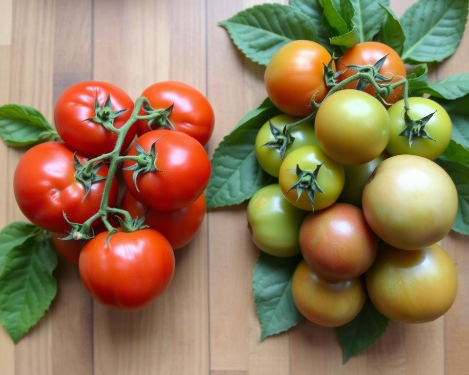 ripe tomatoes vs unripe tomatoes for dogs