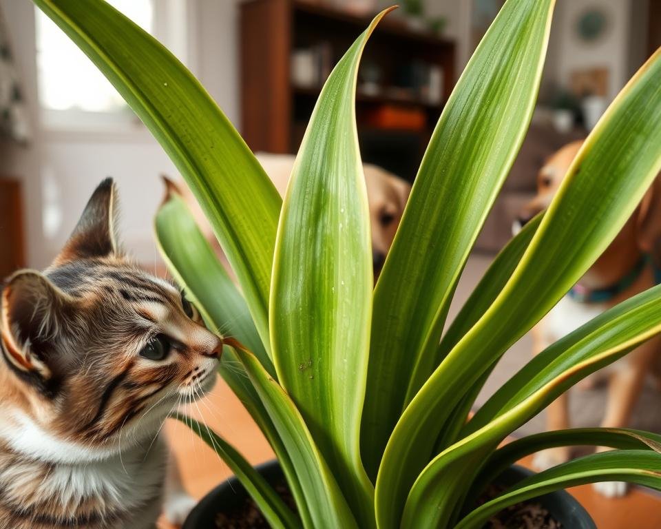 snake plant toxic to pets