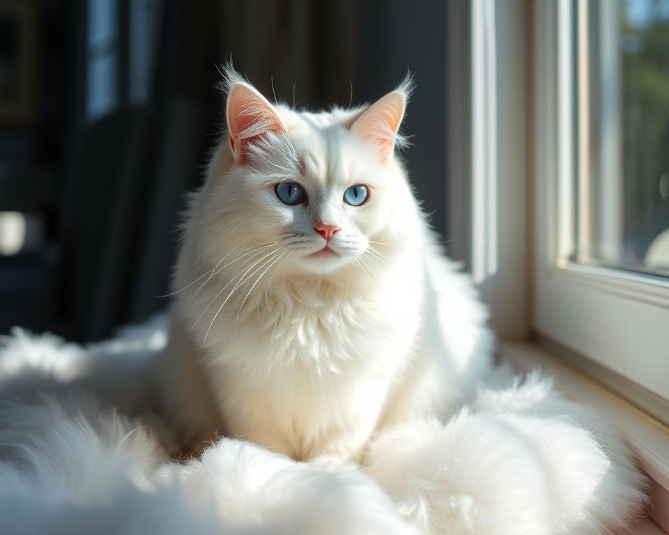 white cat